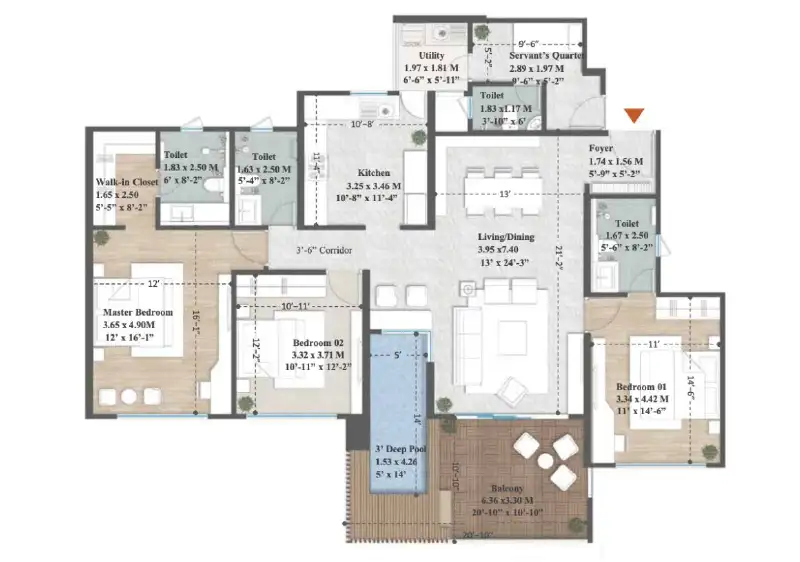 3.5 bhk