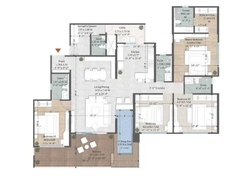 4.5 bhk
